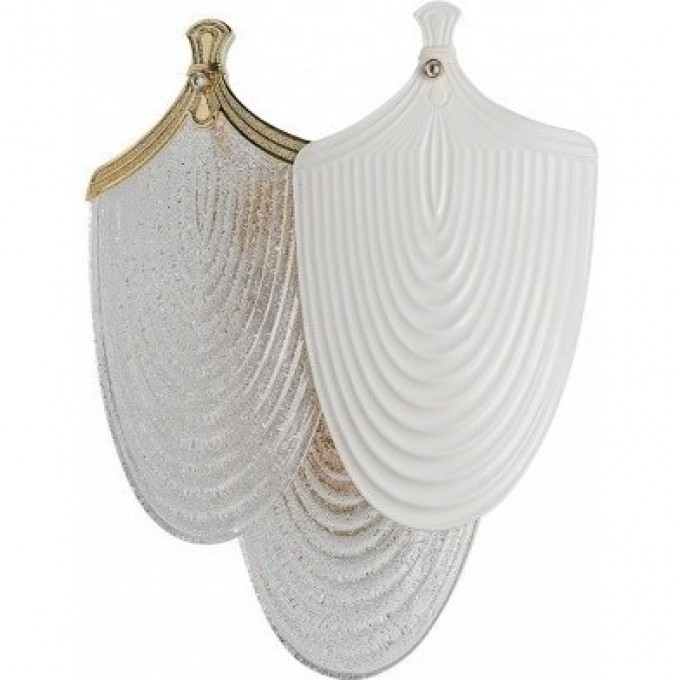 Бра ODEON LIGHT PORCELA HALL ODL24 517 G9 3*40W металл фарфор стекло, золото белый прозрачный 5051/3W Бра ODEON LIGHT PORCELA HALL ODL24 517 G9 3*40W металл фарфор стекло, золото белый прозрачный 5051/3W