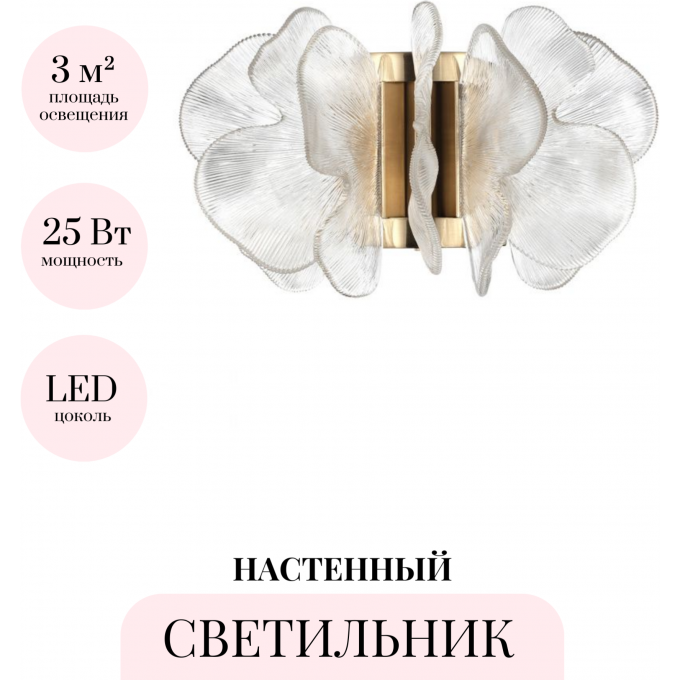 Бра ODEON LIGHT SIAMA L-VISION 5089/25WL